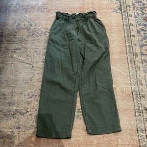 THE GREAT. Dark Green Pants